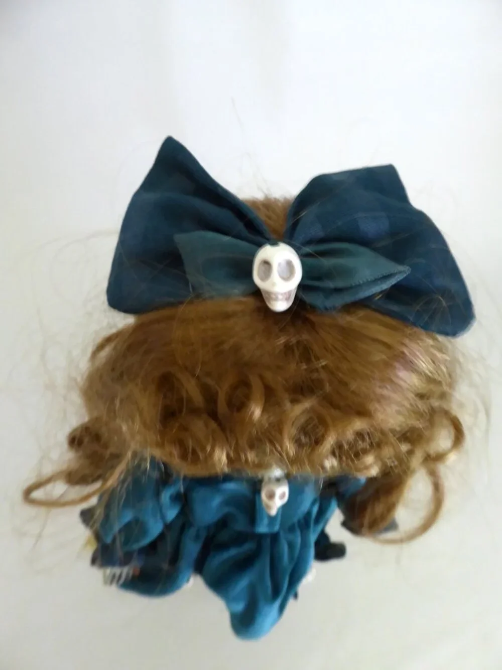 OOAK 13” ZOMBIE HORROR UNDEAD PORCELAIN DOLL PROP ODDITY HALLOWEEN